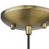 Dull Gold Mini Pendant Hanging Light